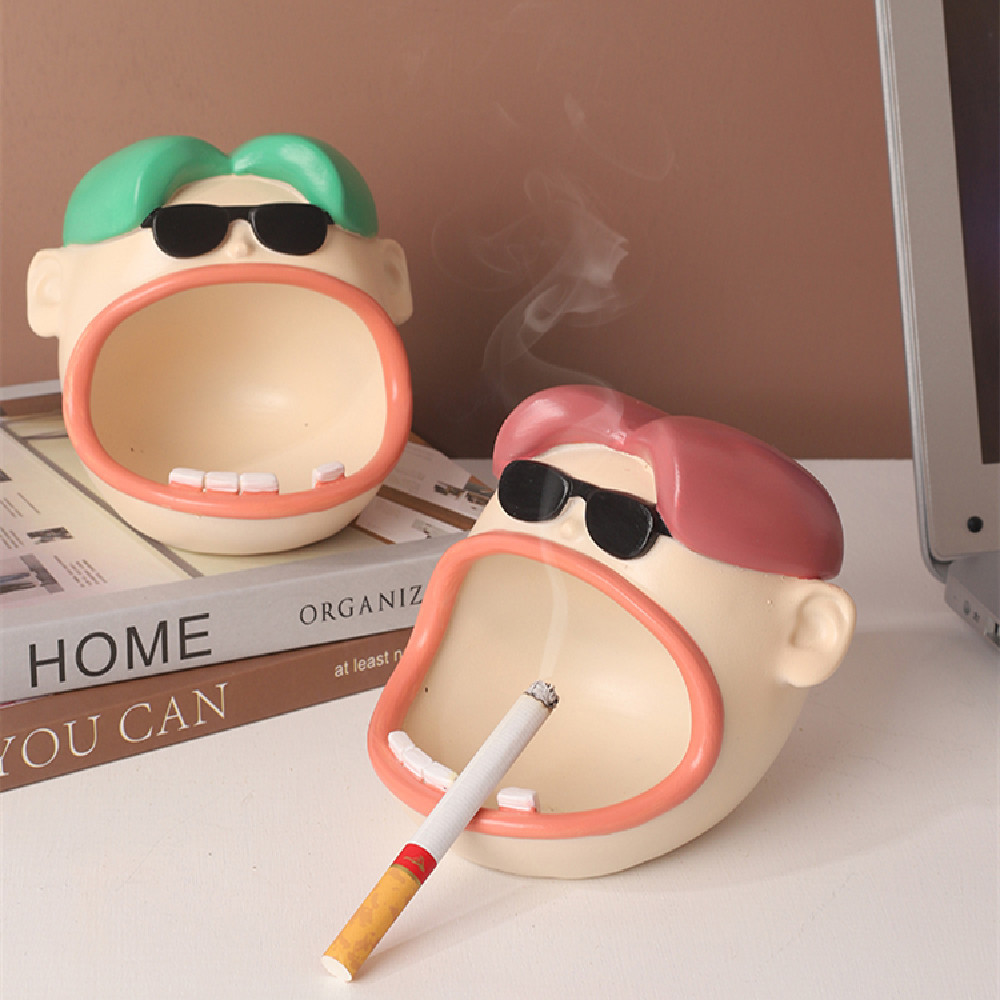 Individualized Trend Funny Shape Ornaments-منفضة سجائر سن الجد
