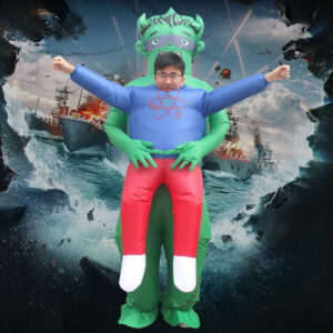 Halloween Ninja Alien Funny Inflatable Clothes- زي نينجا الفضاء المنفوخ