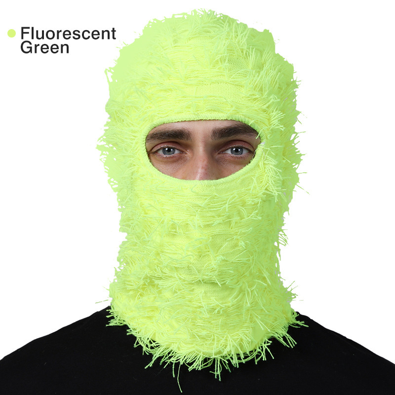 Balaclava Men And Women Funny Acrylic Knitted-قناع وجه بلاكلافا مميز - الصورة 9