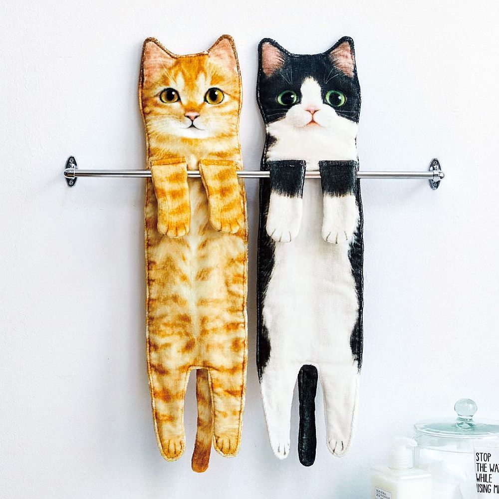 Cat hand towels-مناشف اليد على شكل قطط